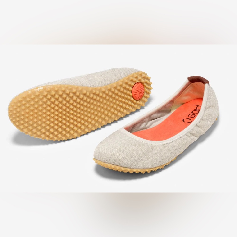 Plae Crosby Dusty Linen ballet flats Sz 8